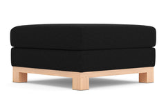 Avalon Ottoman :: Leg Finish: Natural / Size: 35x35