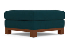 Avalon Ottoman :: Leg Finish: Pecan / Size: 35x35