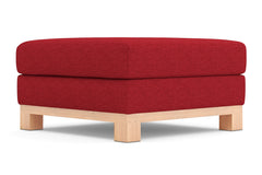 Avalon Ottoman :: Leg Finish: Natural / Size: 35x35