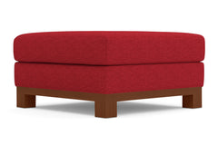 Avalon Ottoman :: Leg Finish: Pecan / Size: 35x35