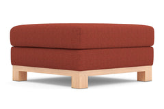 Avalon Ottoman :: Leg Finish: Natural / Size: 35x35