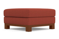 Avalon Ottoman :: Leg Finish: Pecan / Size: 35x35