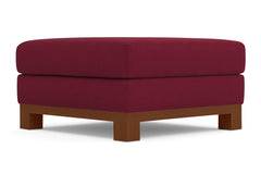 Avalon Ottoman :: Leg Finish: Pecan / Size: 35x35
