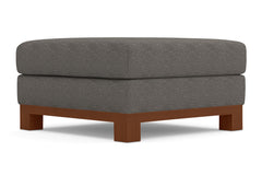 Avalon Ottoman :: Leg Finish: Pecan / Size: 35x35