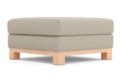 Avalon Ottoman :: Leg Finish: Natural / Size: 35x35