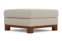 Avalon Ottoman :: Leg Finish: Pecan / Size: 35x35