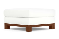 Avalon Ottoman :: Leg Finish: Pecan / Size: 35x35