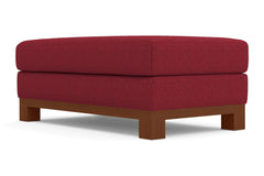 Avalon Ottoman :: Leg Finish: Pecan / Size: 28x48