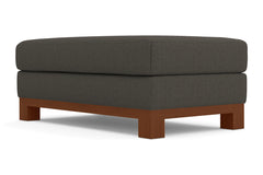 Avalon Ottoman :: Leg Finish: Pecan / Size: 28x48