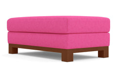 Avalon Ottoman :: Leg Finish: Pecan / Size: 28x48