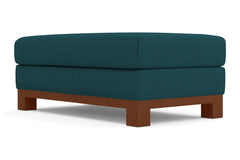 Avalon Ottoman :: Leg Finish: Pecan / Size: 28x48