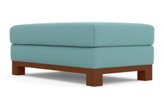 Avalon Ottoman :: Leg Finish: Pecan / Size: 28x48