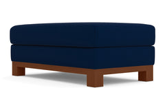 Avalon Ottoman :: Leg Finish: Pecan / Size: 28x48