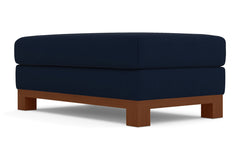 Avalon Ottoman :: Leg Finish: Pecan / Size: 28x48