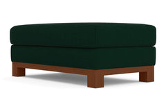 Avalon Ottoman :: Leg Finish: Pecan / Size: 28x48