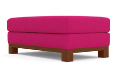 Avalon Ottoman :: Leg Finish: Pecan / Size: 28x48