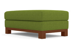 Avalon Ottoman :: Leg Finish: Pecan / Size: 28x48