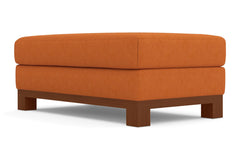 Avalon Ottoman :: Leg Finish: Pecan / Size: 28x48