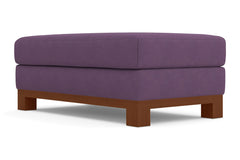 Avalon Ottoman :: Leg Finish: Pecan / Size: 28x48