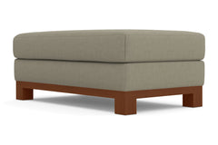 Avalon Ottoman :: Leg Finish: Pecan / Size: 28x48