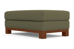 Avalon Ottoman :: Leg Finish: Pecan / Size: 28x48