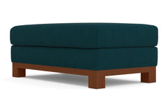 Avalon Ottoman :: Leg Finish: Pecan / Size: 28x48