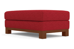 Avalon Ottoman :: Leg Finish: Pecan / Size: 28x48