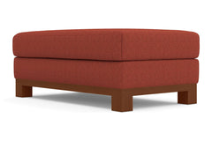Avalon Ottoman :: Leg Finish: Pecan / Size: 28x48