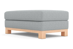 Avalon Ottoman :: Leg Finish: Natural / Size: 28x48