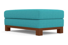 Avalon Ottoman :: Leg Finish: Pecan / Size: 28x48