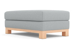 Avalon Ottoman :: Leg Finish: Natural / Size: 28x48