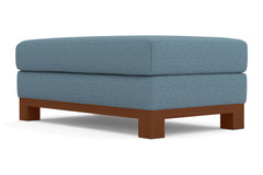 Avalon Ottoman :: Leg Finish: Pecan / Size: 28x48