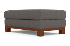 Avalon Ottoman :: Leg Finish: Pecan / Size: 28x48