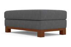 Avalon Ottoman :: Leg Finish: Pecan / Size: 28x48