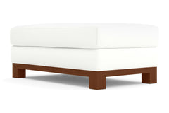 Avalon Ottoman :: Leg Finish: Pecan / Size: 28x48