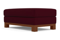 Avalon Ottoman :: Leg Finish: Pecan / Size: 28x48