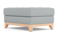 Monroe Drive Ottoman :: Leg Finish: Natural / Size: 25x35