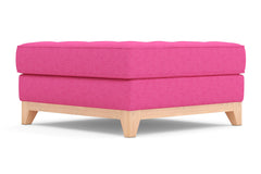 Monroe Drive Ottoman :: Leg Finish: Natural / Size: 35x35