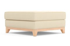 Monroe Drive Ottoman :: Leg Finish: Natural / Size: 35x35