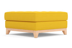 Monroe Drive Ottoman :: Leg Finish: Natural / Size: 35x35