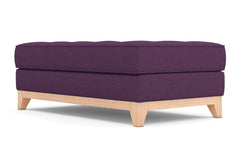 Monroe Drive Ottoman :: Leg Finish: Natural / Size: 28x48