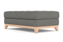 Monroe Drive Ottoman :: Leg Finish: Natural / Size: 28x48