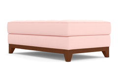 Monroe Drive Ottoman :: Leg Finish: Pecan / Size: 28x48