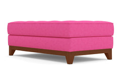 Monroe Drive Ottoman :: Leg Finish: Pecan / Size: 28x48