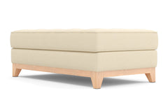 Monroe Drive Ottoman :: Leg Finish: Natural / Size: 28x48