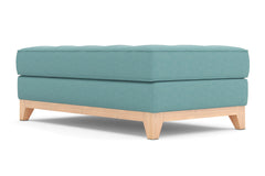Monroe Drive Ottoman :: Leg Finish: Natural / Size: 28x48