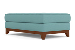 Monroe Drive Ottoman :: Leg Finish: Pecan / Size: 28x48