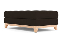 Monroe Drive Ottoman :: Leg Finish: Natural / Size: 28x48