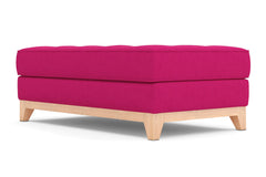 Monroe Drive Ottoman :: Leg Finish: Natural / Size: 28x48