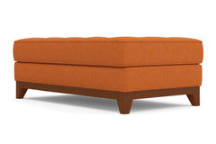 Monroe Drive Ottoman :: Leg Finish: Pecan / Size: 28x48